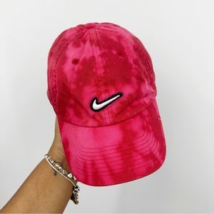 Nike Custom Upcycled Bleach Splatter Dad Hat OS